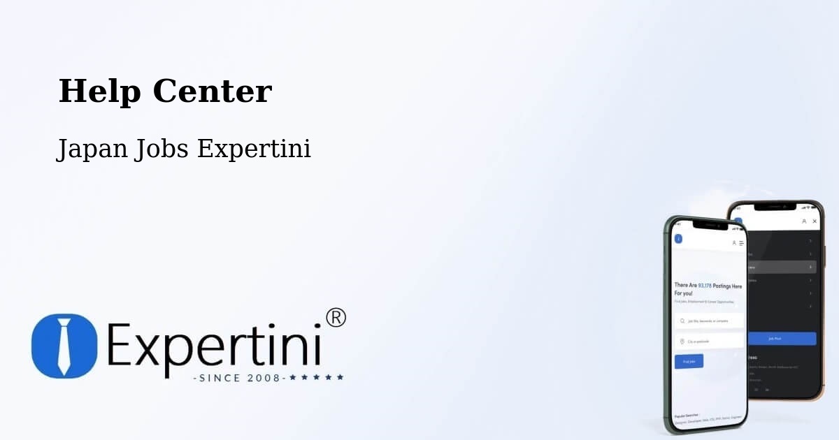 Help Center – Isesaki - Japan Jobs Expertini