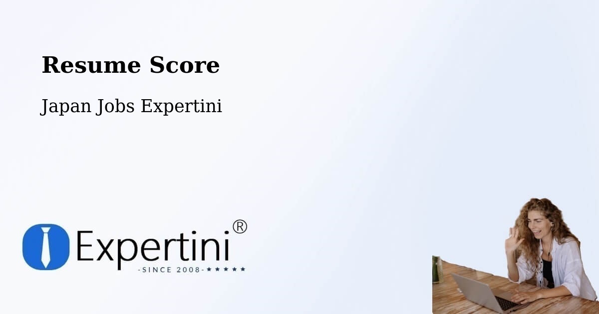 Resume Score & Job Description Match Tool – Isesaki - Japan Jobs Expertini