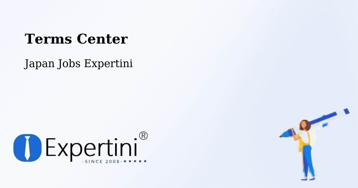 Terms of Service – Isesaki - Japan Jobs Expertini